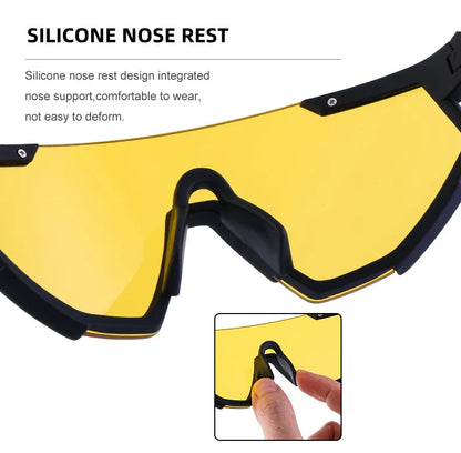 Sports Once-piece Shield Sunglasses Women Men 2026 Luxury Brand Designer Outdoor Cycling Steampunk Sun Glasses For Male Eyewear