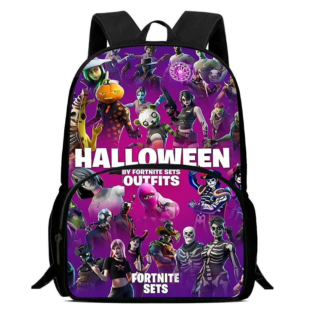 Game Shooting FortniteS Kids Backpacks Boy Girls Student Birthday Gift Child School Bags Large Capacity Camping Durable Rucksack