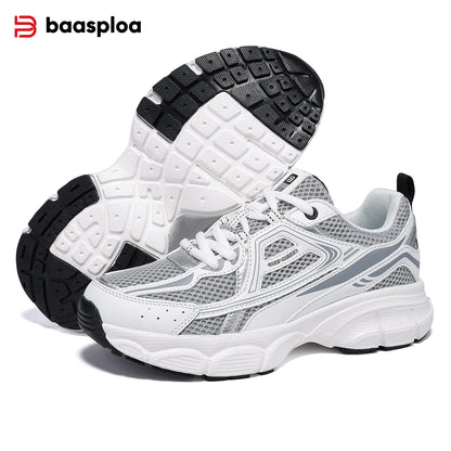 Chaussures de course pour femme Baasploa : baskets de jogging légères et tendance en mesh, antidérapantes, pour femme, d'extérieur, respirantes, colorées et décontractées