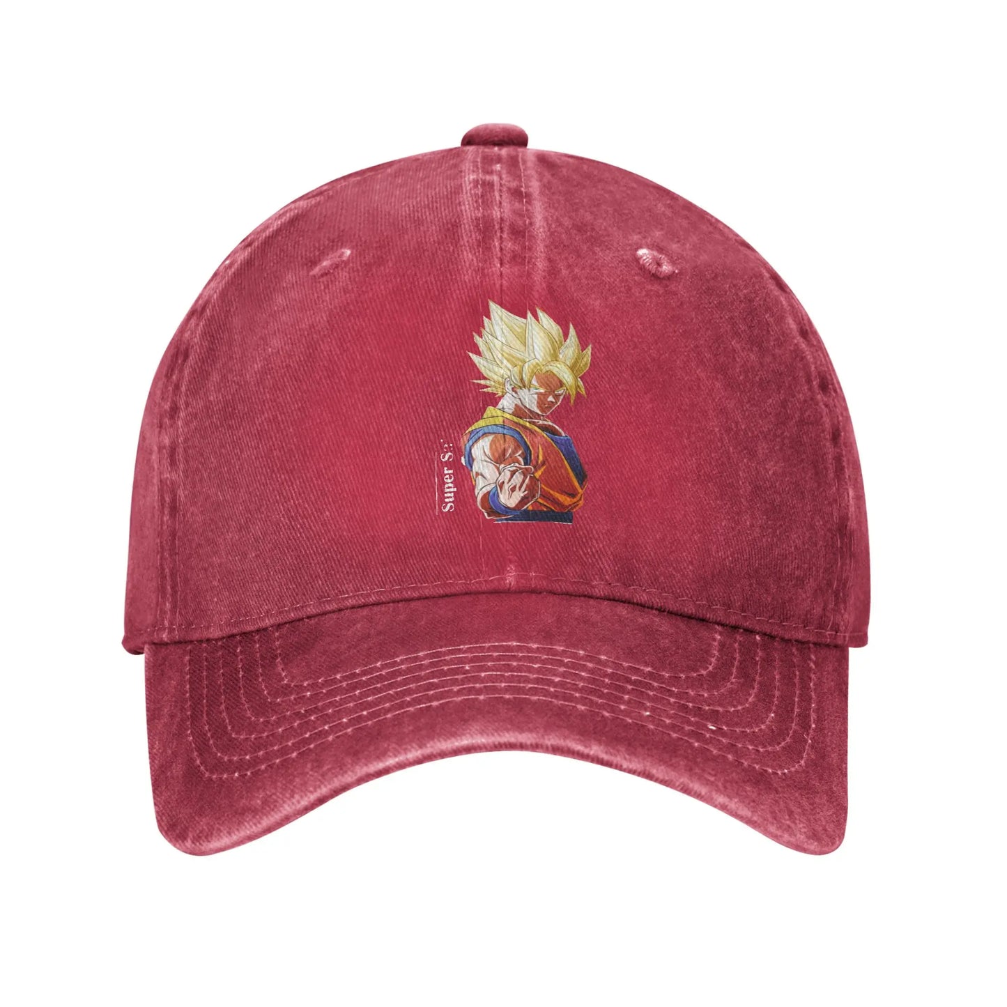 Dragon Ball Goku’s Saiyan Saga Baseball Cap Vintage Distressed Washed  Snapback Cap Men Women Outdoor Running Golf Gift Hats Cap