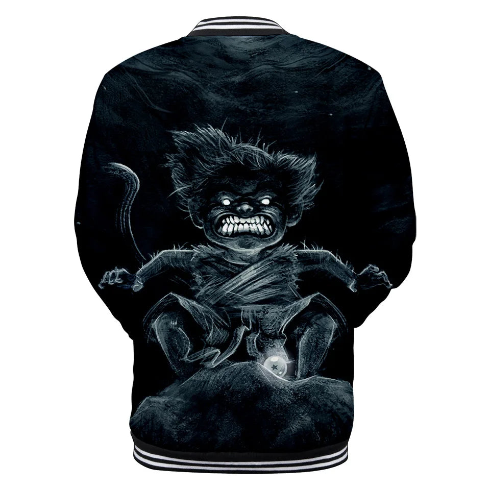 Uniforme de béisbol de estilo urbano de Dragon Ball para hombre, mujer y niños; disfraces de Son Goku para adultos; chaquetas; abrigos de primavera y otoño; cárdigans; sudaderas; regalo