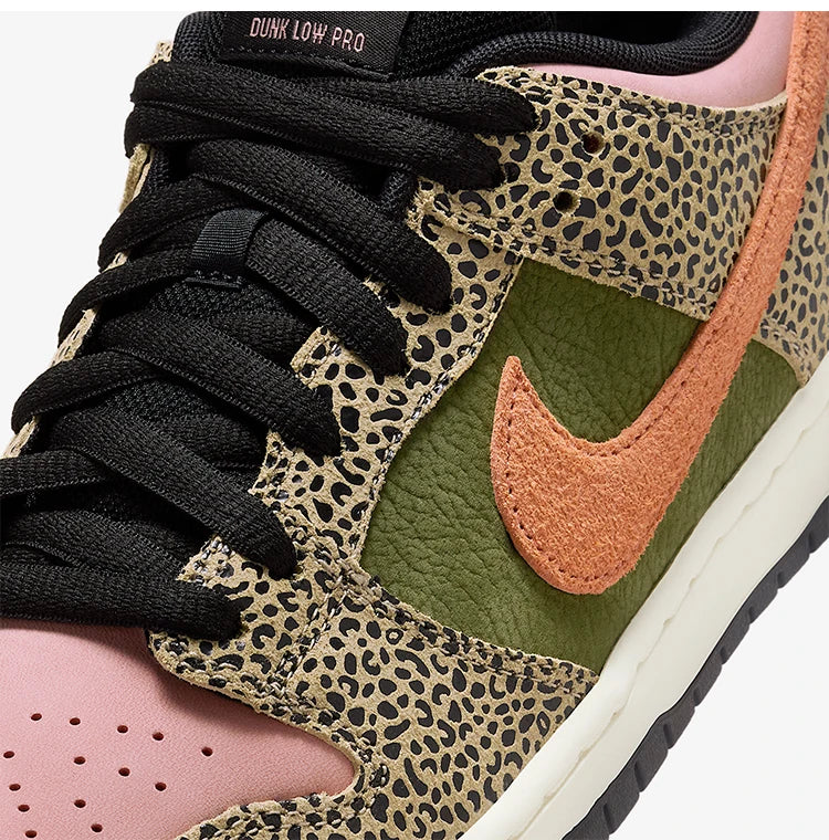 Zapatillas Nike Authentic Dunk Low para hombre y mujer, de cuero con diseño patchwork, estilo retro clásico, IH3211-200