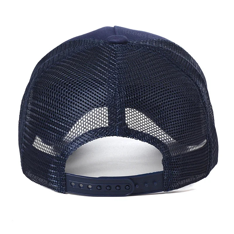 The Goonies Est 1985 Never Say Die Men's Baseball Cap Summer Mesh Snapback Hat Fashion Outdoor Casual Breathable Sun Hats