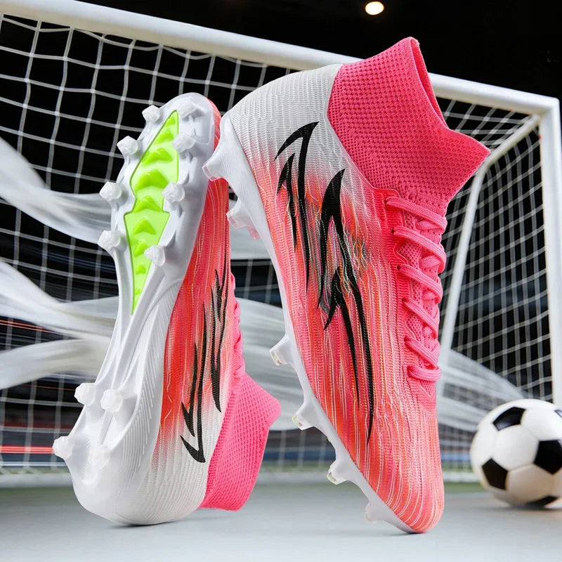 Nouvelles chaussures de football pour hommes, chaussures d'entraînement professionnelles, baskets de match, chaussures de football ultralégères, chaussures de sport pour l'extérieur, antidérapantes, unisexes