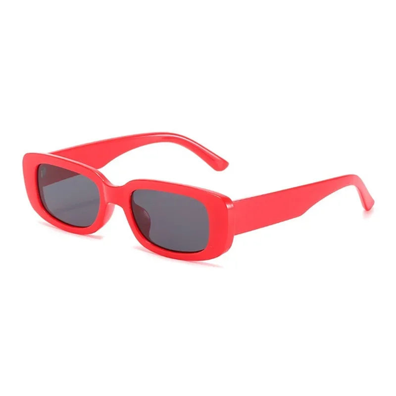 Fashion Classic Red Sunglasses Lens Mens Ladies Womens Retro Vintage UV400 Glasses Eyewear Luxury Square Outdoor Sun Glasses