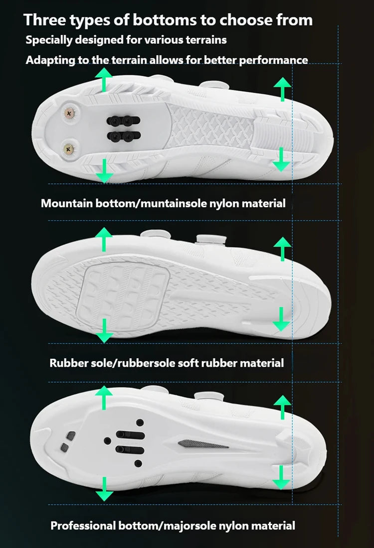 Men's MTB Cycling Shoes New Women's Pink Self-Locking Cleats Speed Road Bicycle Shoes Flat Trail Racing SPD Mountain Bike Sneakers