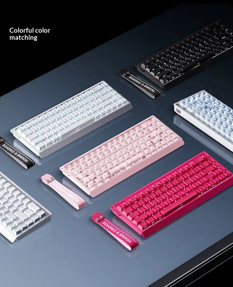 MCHOSE ACE 60 Pro ACE68 V2 Customized Magnetic Axis Gaming Mechanical Keyboard Wired Hot Swap 0.08ms 0.001mmRT 8KHz 256K SOCD/RS