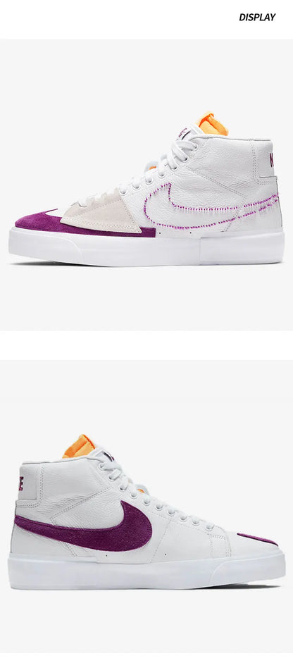 Nike genuine SB BLAZER ZOOM men's and women's mid top skateboard shoes DA2189-100