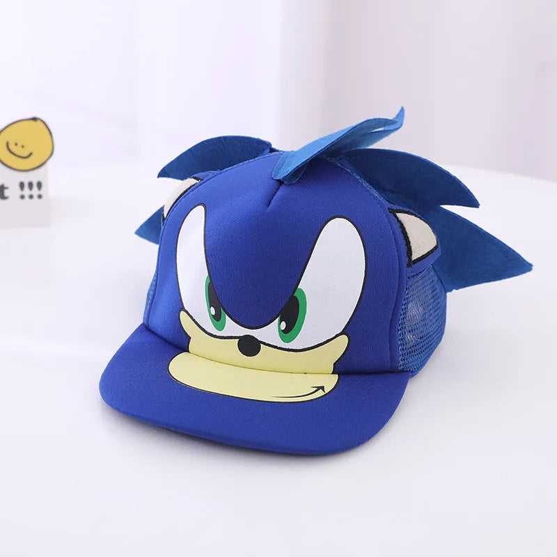 New Sonic The Hedgehog Shadow Sonic Mouse Hat Supertone Mouse High End Embroidery Sun Hat Kids Gifts Baseball Cap Fashion