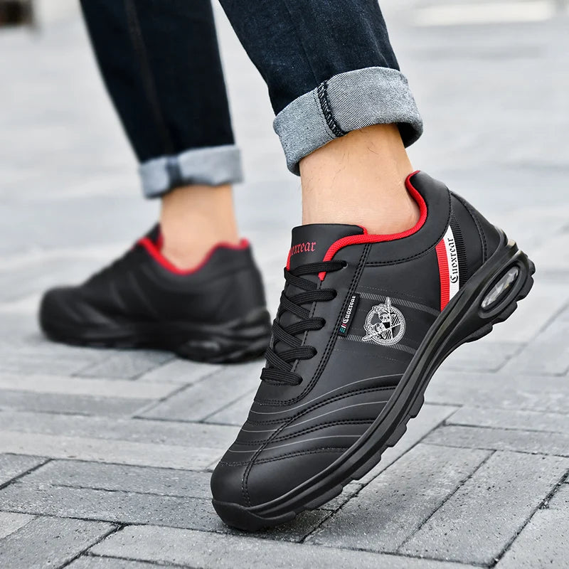 Chaussures de sport pour hommes grande taille respirant confortable résistant à l'usure Snekaers semelle souple chaussures de course plates décontractées pour homme