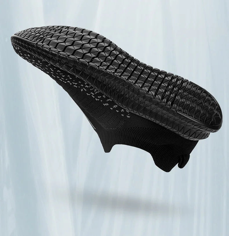 Men's Breathable Sneakers Comfortable Running Shoes Outdoor Slip-On Walking Sneakers Sock Jogging Shoes