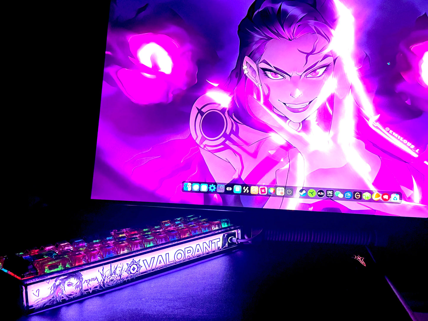 New AULA HERO 68HE/ULTRA Kits sticker Magnetic Switch Gaming Keyboard&Kits E-sport Custom Mechanical Wired Keyboard Accessories