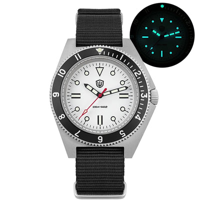 Watchdives WD1972 Men Watch VH31 Sweep Seconds Quartz Movement Sapphire  Stainless Steel Watches Waterproof Luminous Wristwatch