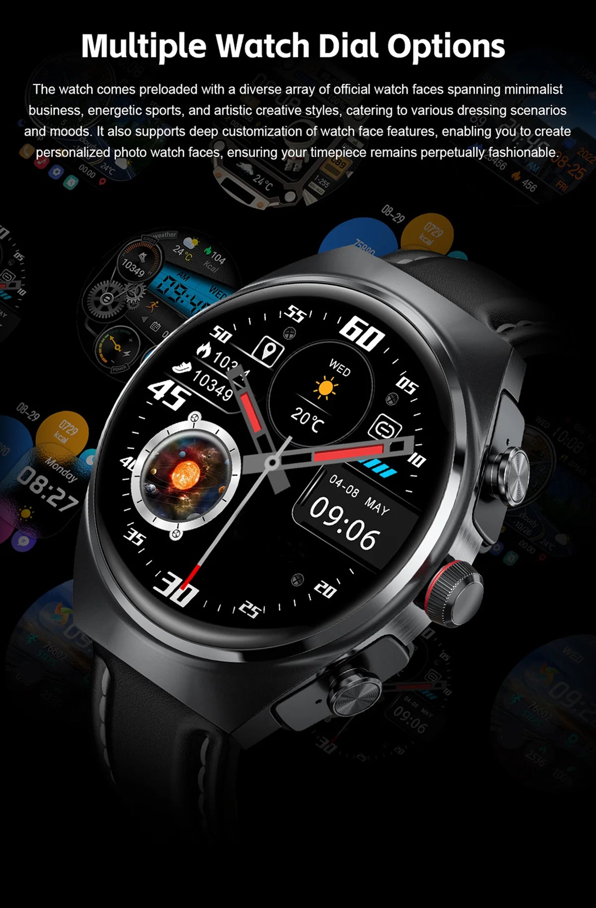 2026 New Smart Watch 2 in 1 With Earphone Smartwatch Bluetooth Call Men Watch Track Heart Rate Monitor Play Music SmartWatch