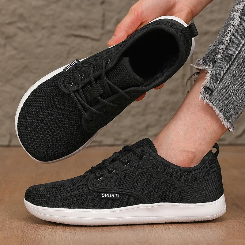 Women's Walking Flat Shoes Soft Mesh Suitable for Travel Wide Fit Lightweight Support Fitness and Leisure Sports Shoes for Men