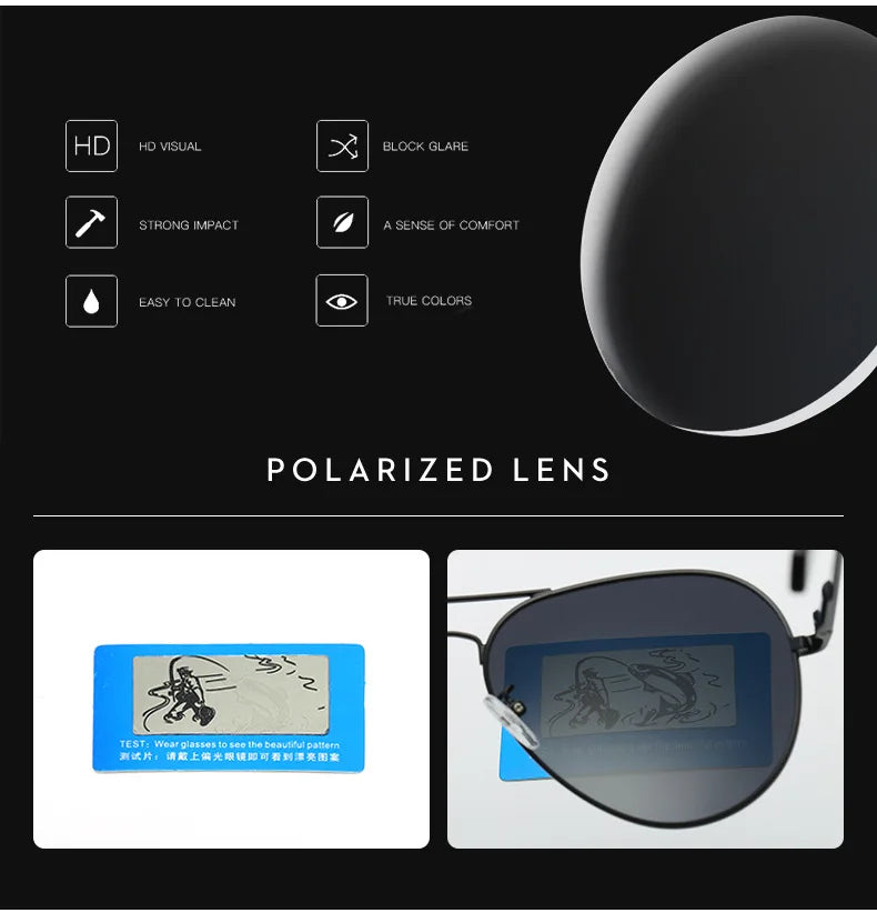 LIOUMO Top Quality Aviation Sunglasses Men Polarized Driving Glasses Women Fashion Pilot Goggles Anti-Glare lentes de sol hombre