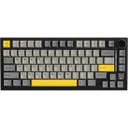 ATTACK SHARK X820 75% Ultra Wireless Mechanical Keyboard with TFT Smart Display & Knob, Hot Swappable, RGB South Facing LED
