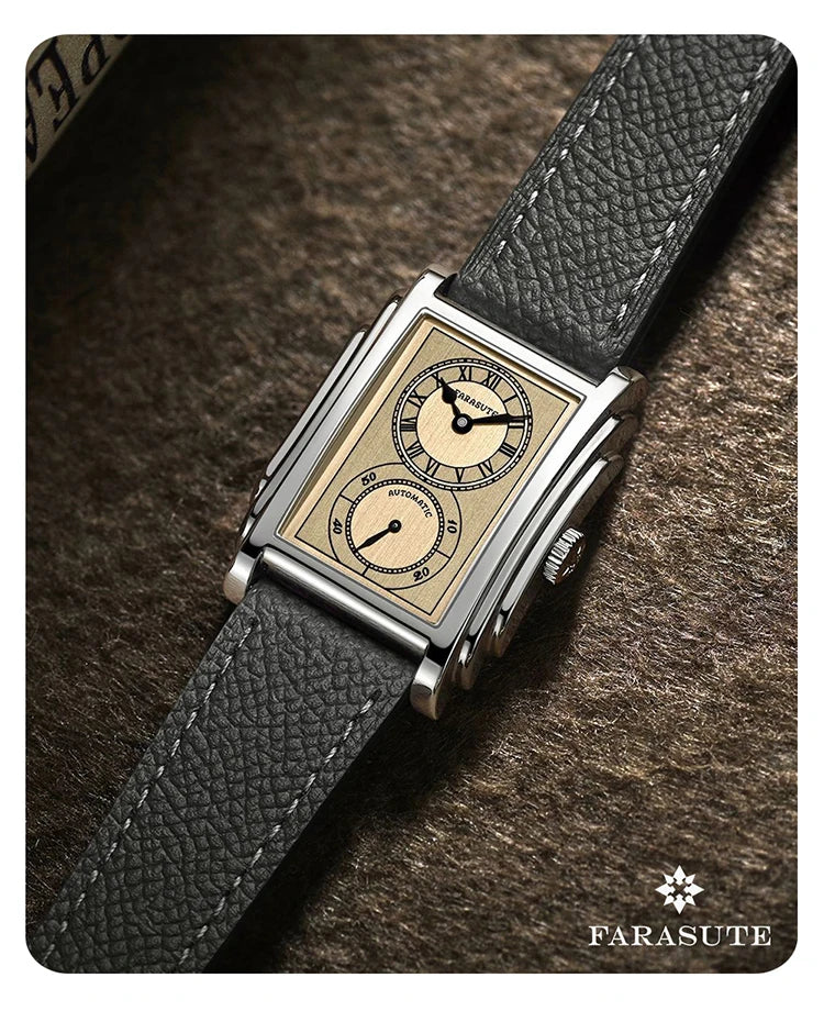 FARASUTE Luxury Fully Automatic Mechanical Men Watch Seagull Sports Sapphire Stainless Steel Doctor Wristwatch reloj hombre ﻿