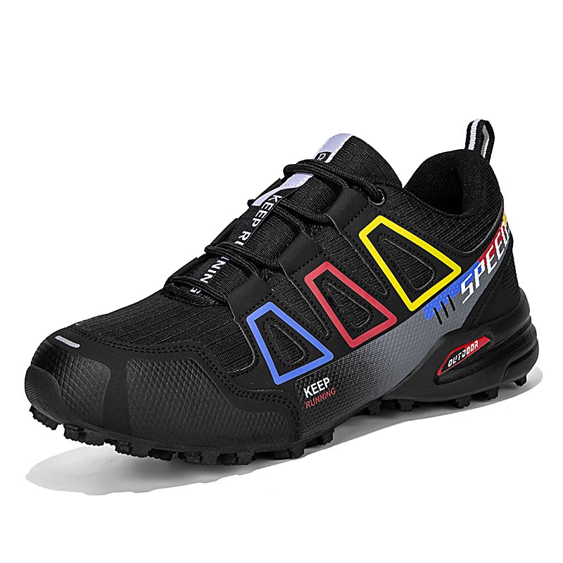 Mens Hiking Shoes Outdoor Off-road Anti Slip Leisure Mountain Camping Sneakers Unisex Comfortable Cushioning Travel Hiking Shoes