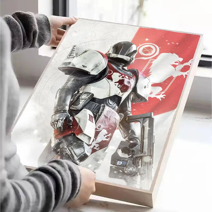 Destiny Poster Self-adhesive Art Waterproof Paper Sticker Coffee House Wall Decor