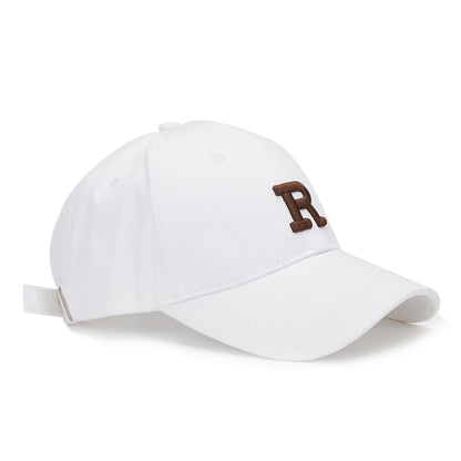 Letter R Embroidery Baseball Cap Cotton Dad Hat Adjustable Cap Men Women Streetwear Outdoor Sports Sun Hat Casual Daily Gorra