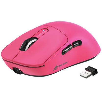 ATTACK SHARK X3 vezeték nélküli gaming egér, 49g ergonomikus PC egér, három üzemmód, PAW3395 26K DPI optikai érzékelő, programozható gombok