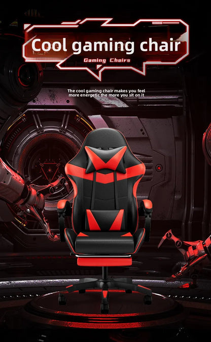 Ergonomska gaming stolica za računalni stol, nagibna gaming stolica za kućni ured s potporom za leđa za duge sesije igranja
