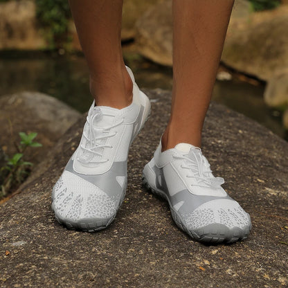 Oiaano platūs barefoot tipo juodi batai vyrams, moterims ir unisex – sportiniai vandens bateliai paplūdimiui, minkštu padu, lengvi ir kvėpuojantys