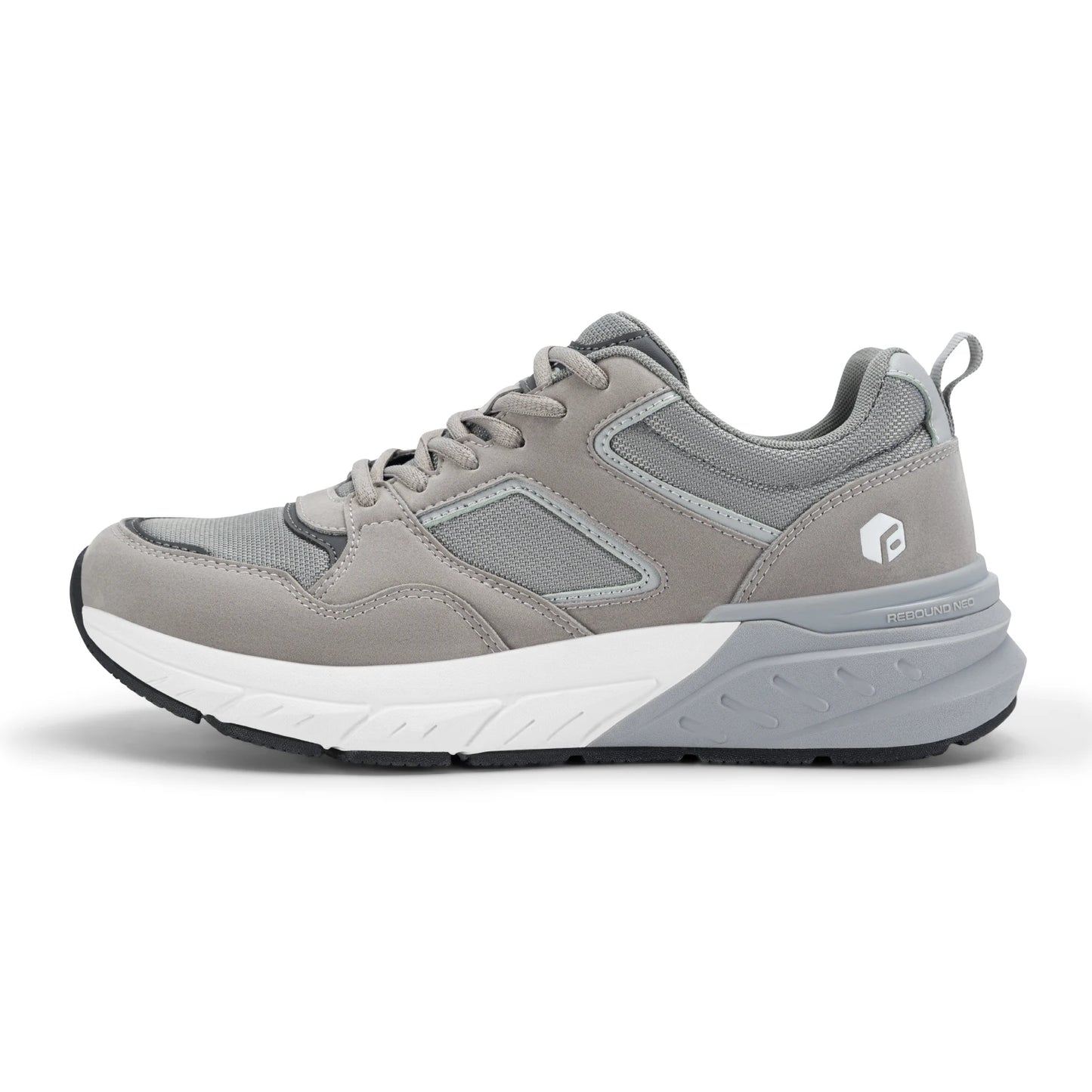 FitVille Newest Running Shoes for Men Wide Width Sneakers with Arch Support for Flat Feet Heel Pain Relief Plantar Fasciitis