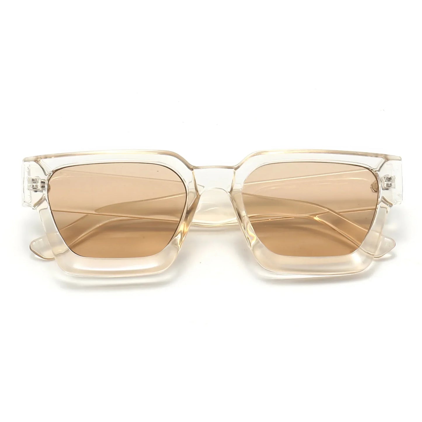 JNPCXI Fashion Square Women Luxury Sunglasses Retro Gradient Blue Designer Men Trending Sun Glasses Shades UV400
