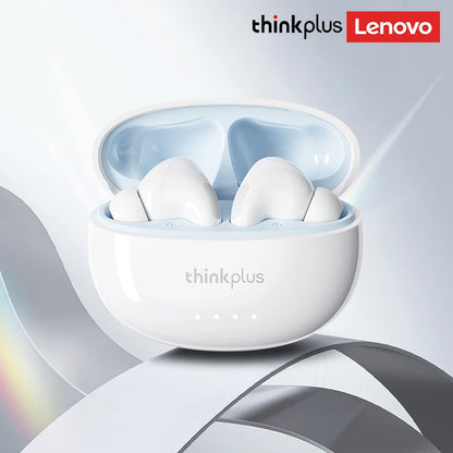 Lenovo LP5 TWS Wireless Bluetooth Earphones with Mic, Lenovo LP5 Gaming Earbuds Bluetooth 5.3 Headphones, Noise Cancelling Sports Earbuds with HD Calls & Charging Case