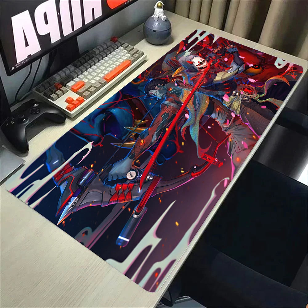 Overwatch 2 Gaming Accessories Mouse Pad Gamer Cabinet Pc Big Desk Mat Computer Keyboard Desks Xxl Mousepad Anime Large Mausepad