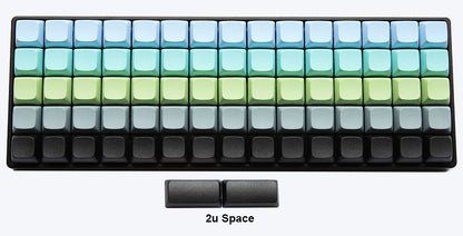 NPKC Blank XDA Keycaps Planck Preonic 61 75 87 108 Keyset Thick PBT Material for Cherry MX Mechanical Keyboard