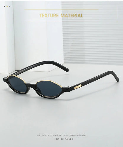 Half Frame Designer Small Sunglasses Women Cat Eye New Fashion Sun Shades UV400 Sun Glasses Brand