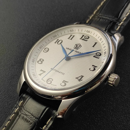Vakuy Automatic Mechanical Watch Man's Business Auspicious Face Seagull ST2130 Movement Blue Pointer Waterproof Men's