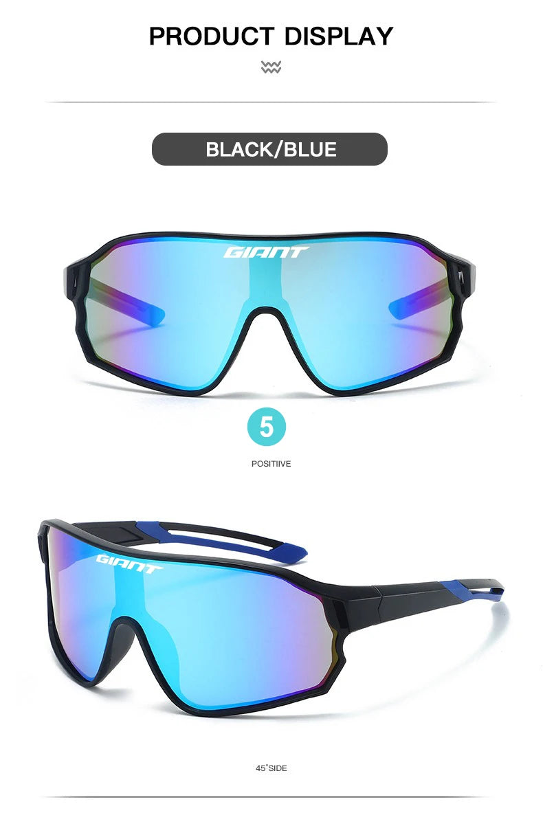 GIANT Cycling Glasses men and women UV400 Anti Fog HD REVO Lenses CE/ANSI Certified Cateye Design MTB/Road Bike