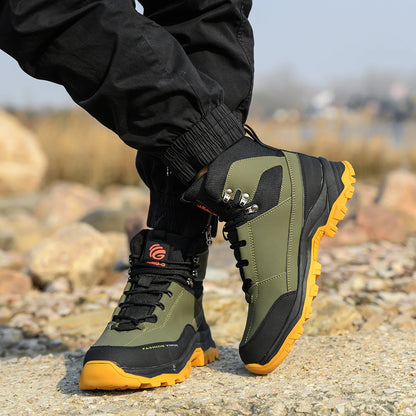Chaussures de sécurité à embout en acier pour hommes, bottes de travail anti-perforation, chaussures de protection antidérapantes, chaussures de sport pour hommes