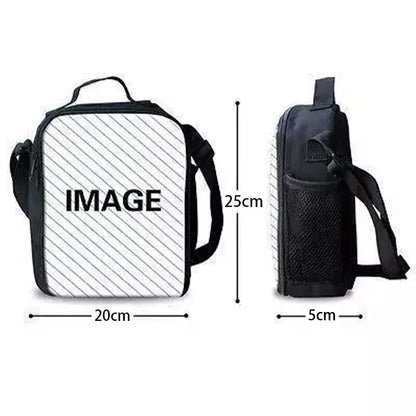Borsa termica Classic Game Fortnites per bambini, capiente, per ragazzi, ragazze e studenti, ideale per picnic all’aperto, riutilizzabile come lunch box isotermico