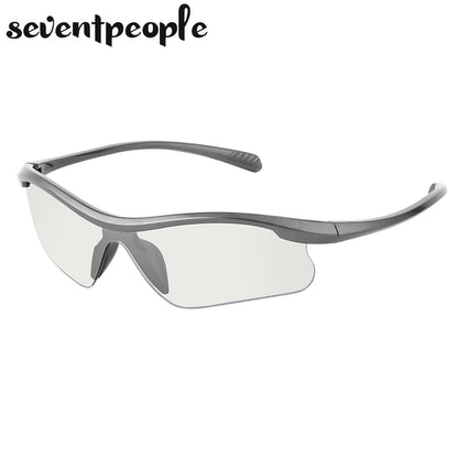 Sports Sunglasses Women Outdoor Cycling Goggle Men Fashion One-Piece Windproof Sunglass Male 2026 New Semi-Rimless Sun Glasses