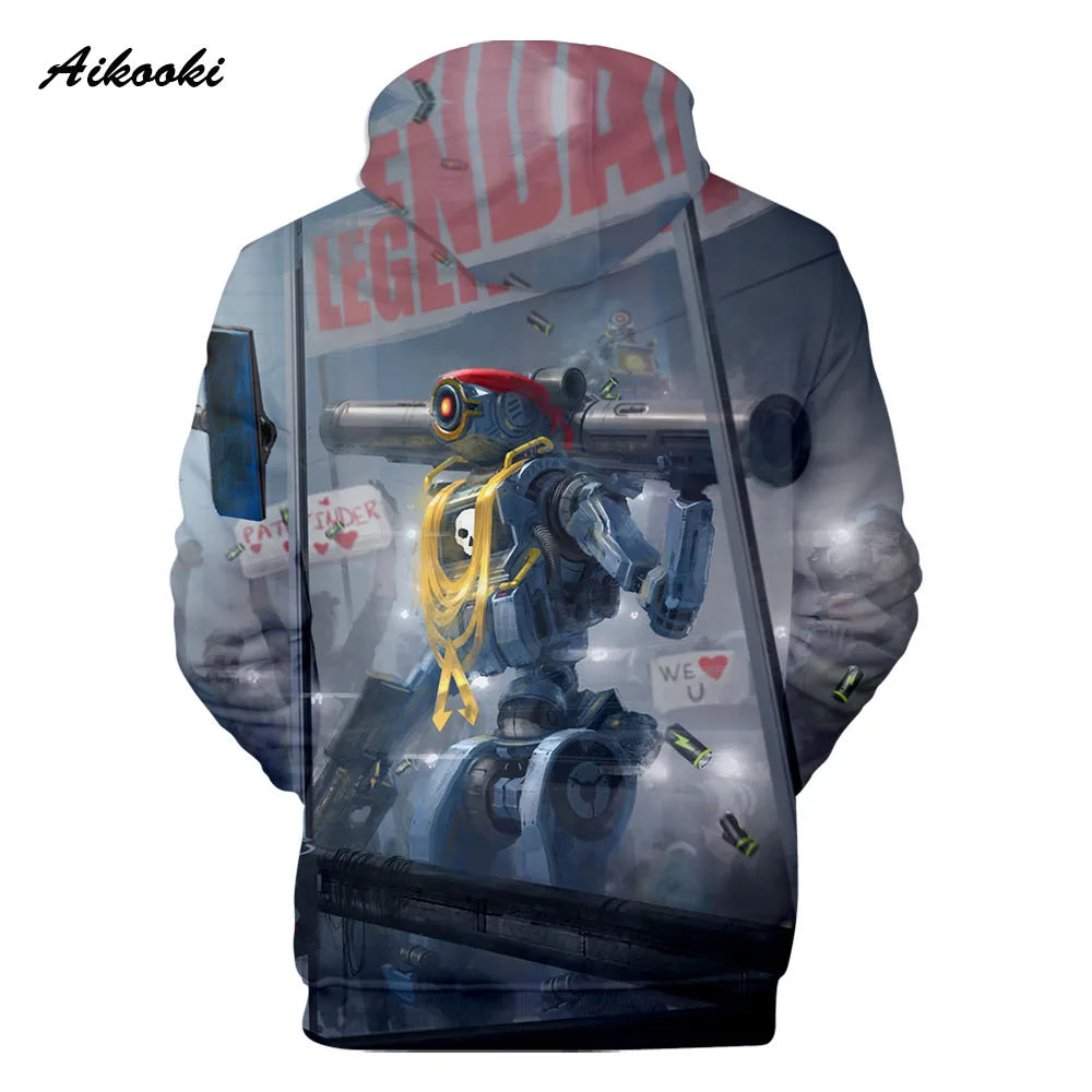 Personality 3D Printed Game Apex Legends Hoodies Sweatshirts Men Women High Quality Hoody Game Long Sleeve Plus Size Hoodies