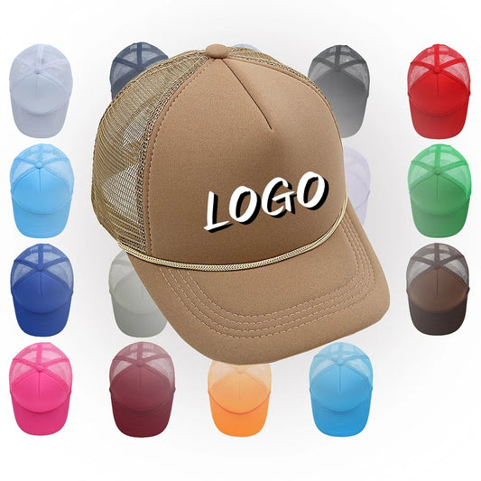 Customized Logo Summer Baseball Caps Men Mesh 5 Panel Cheaper Trucker Hats Outdoor Sport Snapback Caps Women Sun Dad Hat Gorras