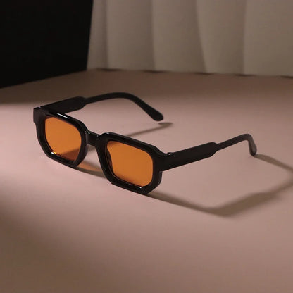 Vintage Women Fashion Square Sunglasses Retro Black Sun Glasses Female Male Eyewear Oculos