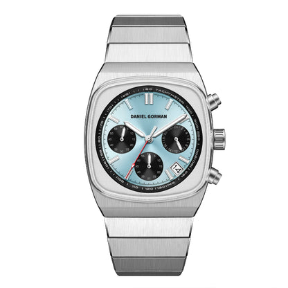 DG9008 Men Watch Original Fashion Brand Quartz Waterproof Luminous Watch For Man Three Small Dial Sport Moon Phase Watch
