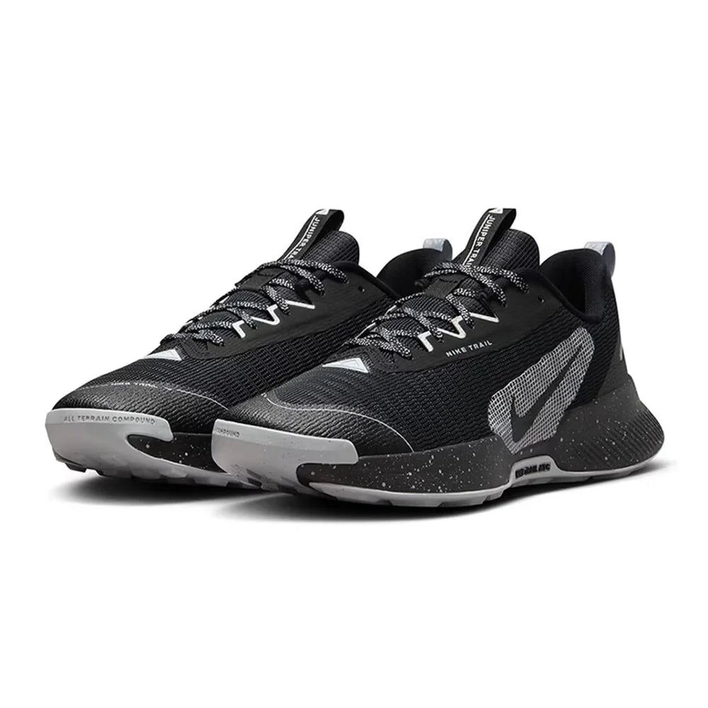 Nike Juniper Irail 3: Comfortable, Durable, and Supportive Low-Top Trail Running Shoes for Men in Black and Gray FQ0904-001