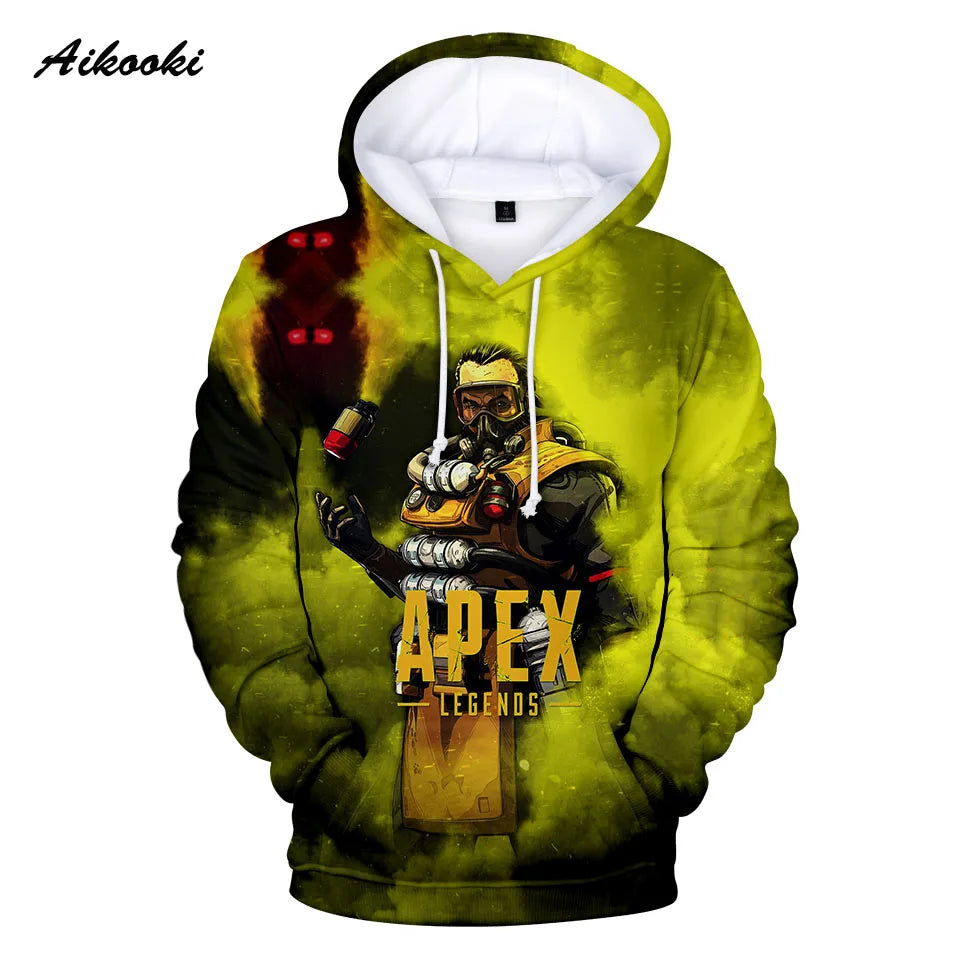 Personality 3D Printed Game Apex Legends Hoodies Sweatshirts Men Women High Quality Hoody Game Long Sleeve Plus Size Hoodies