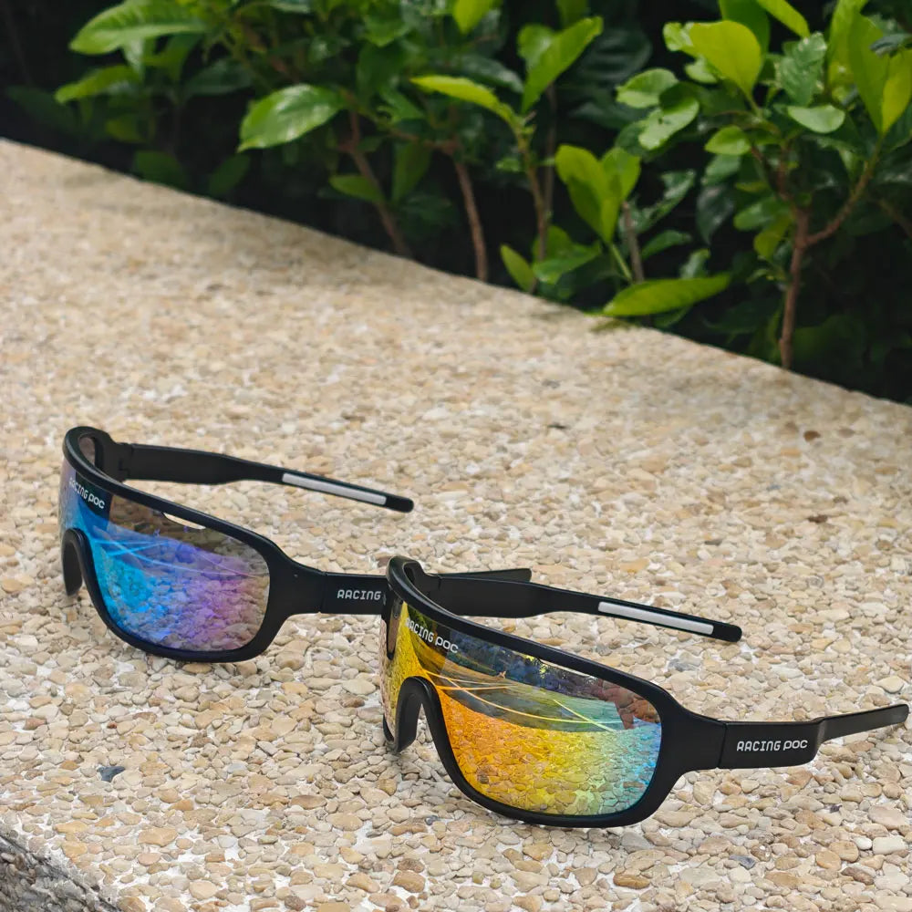 RACING POC New Bike Glasses MTB Goggles Cycling Sunglasses UV Protection Lightweight Sports Eyewear for Men Women Outdoor Riding