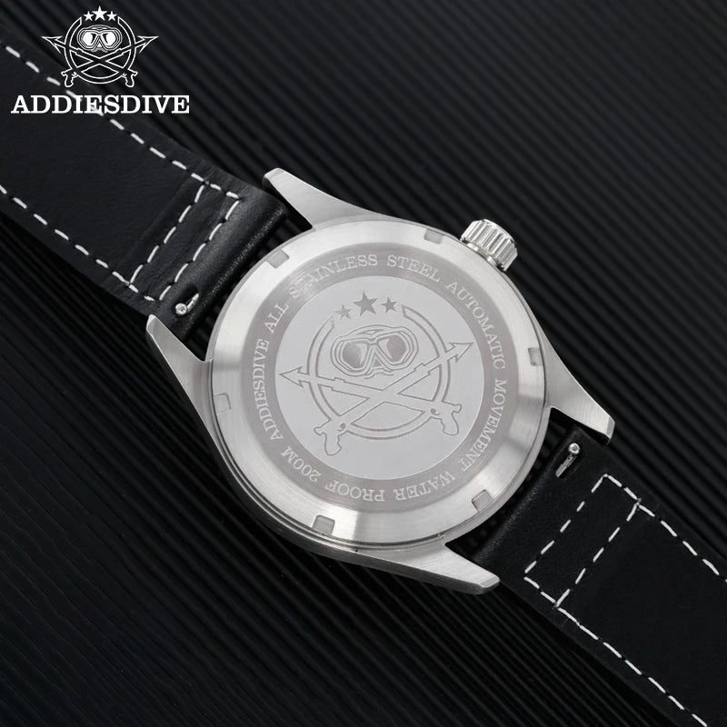 ADDIESDIVE Watches For Men C3 Super Luminous 200m Waterproof  Japan 8215 316L Stainless Reloj Hombre Automatic Mechanical Watch
