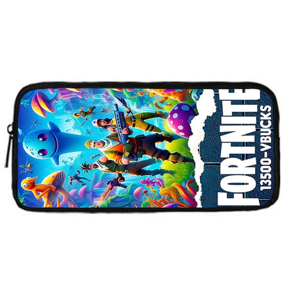 New Game FortniteS Child School Backpack With Shoulder Bag Pencil Bags School Bags for Boys Girls Best Gift