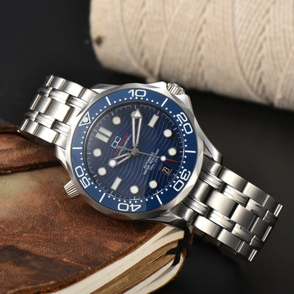 DWAYNE CAMPBELL Reloj mecánico automático de lujo para hombre NH35, bisel de cerámica, resistente al agua, reloj de pulsera clásico de negocios