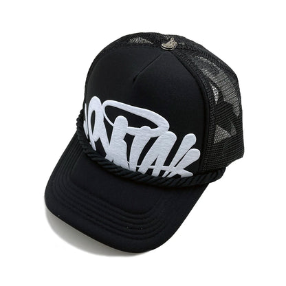 New spring and summer letter-printed women's fashion baseball cap outdoor sports breathable mesh cap men's trucker cap